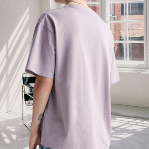 T-shirt Homme Oversize en Gros, Coton Lourd 100%, Épaules Tombantes, Luxe, Personnalisable, Vierge, Tissé, Respirant, Streetwear - Product Image 2