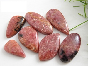 Rodonita-GEMA suelta de forma elegante, hecho a mano para hacer joyería cabujón liso, piedra Natural, suministros al por mayor - Product Image 6