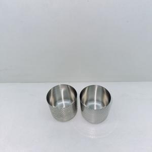 Bougeoirs en métal de haute qualité, personnalisés, en acier inoxydable, faits à la main, avec couvercle pour bougie de Noël, finition polie, vente en gros - Product Image 4