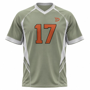 เสื้อเจอร์ซีย์ OEM Ultimate Disc สำหรับผู้ชาย ทรงหลวม แห้งเร็ว ชุดเล่นฟริสบี้ หมายเลขซิลิโคนนูน เสื้อผ้าโพลีเอสเตอร์ตาข่าย - Product Image 2