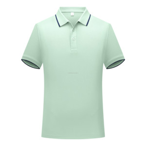 Camisas Polo Personalizadas con Bordado para Hombre, Fabricante, 100% Poliéster, Camiseta Tipo Polo de Golf, Lisa, en Blanco - Product Image 1