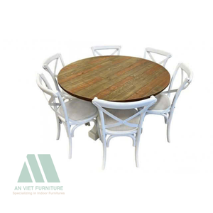 Mesas de Comedor Rectangulares de Madera, Diseño Moderno, Servicios OEM y ODM de Vietnam, Venta al Por Mayor, Muebles para el Hogar de Primera Calidad, Fáciles de Armar, Sólidos - Product Image 2