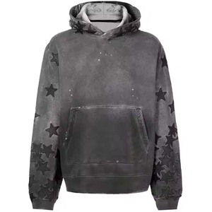 Sweat-shirt à capuche d'hiver avec détails réfléchissants, en molleton de coton léger, coupe classique, streetwear, avec accents de visibilité nocturne - Product Image 2