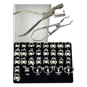 Kit de Digue Dentaire Manuel Premium en Acier Inoxydable avec Ensemble Complet d'Instruments Réutilisables pour les Procédures Courantes - Product Image 1
