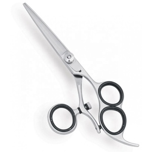 Fancy Printed <b>Left</b>-<b>Handed</b> Beauty <b>Scissors</b> with Smooth Edge Stainless Steel Blade and Steel Handle for Embroidery Shearing - Product Image 3