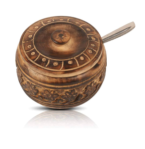 Ensemble de pots à condiments en bois pour sucre, sel et poivre, pour cafés et restaurants, pièces de designer personnalisées - Product Image 1
