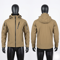 Chaqueta de Trabajo de 320 GSM, Poliéster y Spandex, Diseño Táctico con Paneles en Gris Oscuro, Logotipo Bordado e Impreso
