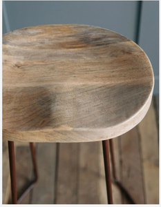 Tabouret de bar industriel moderne en métal, mobilier pour comptoir de cuisine, café, restaurant, usage domestique et commercial. - Product Image 4