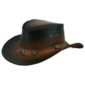 Chapeau de cowboy unisexe en polyester à large bord marron décontracté pour l'extérieur adulte toutes saisons réglable 58-60CM GENERSA SPORTS - Product Image 4
