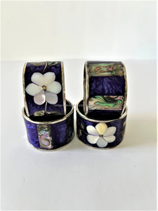 Ensemble d'anneaux de serviette ronds en métal personnalisés de haute qualité, designs modernes écologiques avec spirales Pantone et paillettes, pour mariage et fête - Product Image 6