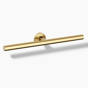Barra para toallas de latón en tendencia, acabado dorado, accesorio de baño para lavabo, cocina, baño, metal de alta calidad - Product Image 2