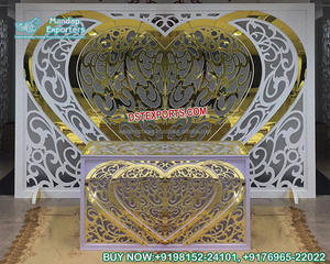 Jewish <b>Wedding</b> Stage Laser Cut Backdrop Panels Buy Most Popular Arabian Style Backdrop <b>Frames</b> Wholesale Prices Australia Events - Product Image 3