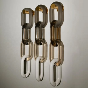 Cadena de Eslabones de Resina Epoxi Transparente Grande y Colorida para Decoración de Pared, Proyectos DIY, Cortina Divisoria de Habitación con Diseño de Ángel Personalizable - Product Image 1