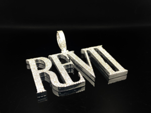 Colgante Unisex Personalizado de Aleación con Diseño de Corona Icónica de Hip Hop Cristiano con Diamantes CZ para Hombre - Product Image 6