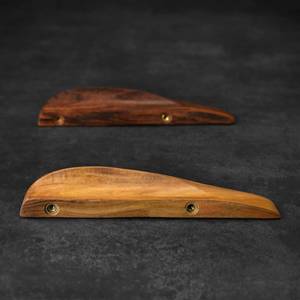 Poignée de meuble en bois massif artisanale, longue poignée de tiroir en bois, poignée décorative pour armoire et placard, quincaillerie de mobilier - Product Image 5