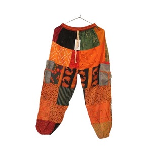 Unisex Summer Patchwork <b>Harem</b> <b>Pants</b> Breathable Cotton Joggers - Product Image 3