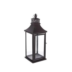 Set 2 Vintage <b>Moroccan</b> Style Metal Candle Lanterns Black <b>Decorative</b> Hanging Tabletop Indoor Home Garden Christmas Eco-Friendly - Product Image 5