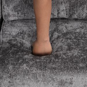 Divano Letto Sezionale Grigio 112.2 per Soggiorno con Letto Estraibile, Contenitore Ottomano, Tre Dispositivi di Ricarica e Tre Cuscini - Product Image 1