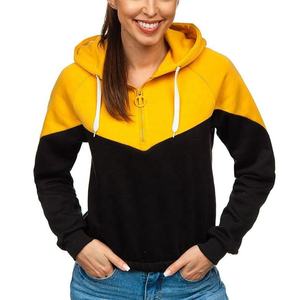 Sweat-shirt à capuche pour femme en coton de haute qualité, entièrement imprimé, manches longues, poche kangourou, design personnalisé, style streetwear - Product Image 1