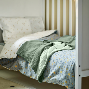 Couverture pour bébé nouveau-né 100% coton, douce, respirante, confortable, literie pour nourrissons - Product Image 1