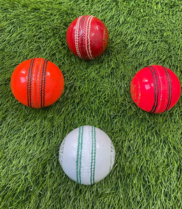 Balle de cricket en cuir rose de qualité A, 156g, cousue main avec fil noir, balle dure pour matchs de test, ligue des comtés. - Product Image 4