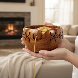 Wooden <b>Yarn</b> Bowls High Quality - Product Image 2