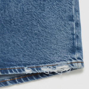 Faldas Vaqueras Vintage a la Rodilla para Mujer, Falda Vaquera de Moda Urbana, Falda Vaquera Informal de Cintura Alta para Mujer - Product Image 3