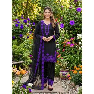 NUEVO MODELO DE ESTA TEMPORADA: VESTIDO FARSI SALWAAR CON DUPATTA, CON EMBRÓDERO DE LENTEJUELAS - Product Image 1