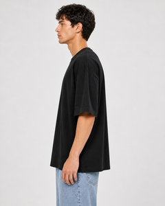 เสื้อยืดโอเวอร์ไซส์ ผ้าฝ้ายพรีเมียม ทรงหลวม ไหล่ตก สไตล์สตรีท ระบายอากาศได้ดี นุ่มสบาย ใส่ได้ในฤดูร้อน ทนทาน ใส่สบาย - Product Image 2