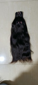 High Quality Remy Hair <b>Extensions</b> Natural Black Virgin Indian Raw Hair <b>for</b> Beauty and <b>Braiding</b> - Product Image 5