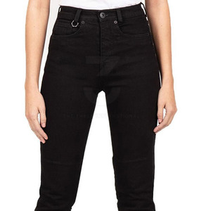 Pantalones Vaqueros de Cintura Alta para Mujer, Invierno, 100% Algodón, Ecológicos, Transpirables, Material Suave y Elástico, con Servicio de Logotipo Personalizado - Product Image 3