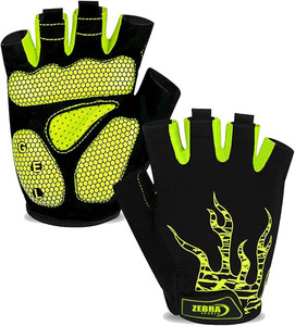 Guantes de Ciclismo Hechos a Medida para Hombre/Mujer, con Almohadilla de Gel de 5MM, Medios Dedos, para Ciclismo, Levantamiento de Pesas y Gimnasio - Product Image 4
