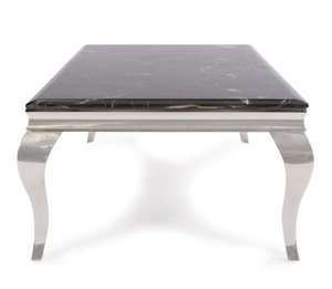 Mesa de Centro Moderna de Mármol Rectangular con Patas de Metal, Muebles para Sala de Estar, Hotel o Apartamento - Product Image 5