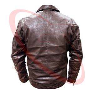 แจ็กเก็ตหนังวัวสำหรับผู้ชาย, แจ็กเก็ตหนังวัวให้ความอบอุ่นเสื้อแจ็คเก็ตกันลมคุณภาพเยี่ยมมีให้เลือกทุกสี - Product Image 2