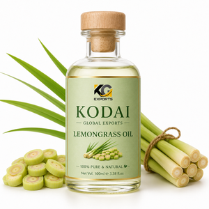 Aceite Esencial de Limoncillo de Tamil Nadu 100% Puro y Natural de Primera Calidad, Destilado al Vapor, para Aromaterapia y Cuidado Facial, Kodai Global Export - Product Image 1