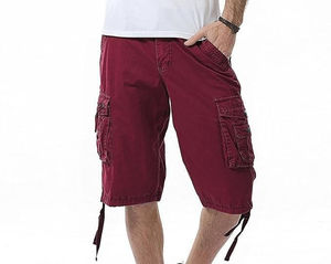 Shorts cargo décontractés pour hommes avec logo personnalisé, extensibles, à séchage rapide, tactiques, multi-poches pour la randonnée en plein air - Product Image 4