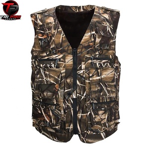 Gilet utilitaire pour homme, softshell, imperméable, multi-poches, fermeture éclair intégrale, sans manches, léger, pour la pêche, la randonnée, le camping - Product Image 1