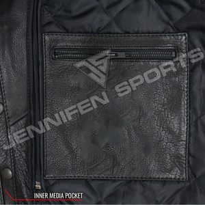 High Quality New Fashion Men's Motorcycle Genuine Cowhide Leather <b>Jacket</b> Breathable Windproof Winter <b>Plus</b> <b>Size</b> - Product Image 5