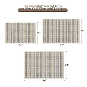 Customised Modern Custom Bath <b>Mats</b> Wholesale Quick Ultra Thin Gradient Striped Bath Rug With Non-Slip Backing Made with Tufted - Product Image 2