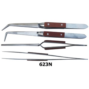 COBECO INSTRUMENTS ชุดเครื่องมือผ่าตัด 4 ชิ้น แหนบสแตนเลส ด้ามไม้ ได้รับการรับรองมาตรฐาน CE ระดับ I เพื่อความแม่นยำ - Product Image 2