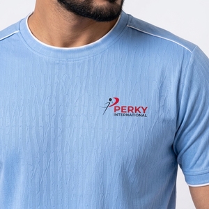 เสื้อยืดพรีเมียมสำหรับผู้ชาย ผ้าฝ้ายนุ่ม ระบายอากาศได้ดี สวมใส่สบาย ดีไซน์แขนสั้น เหมาะสำหรับใส่ลำลองทุกวัน รับผลิตแบบ OEM - Product Image 5