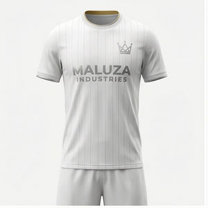 Ensemble de maillot et short de football personnalisé pour hommes, uniforme d'entraînement de football, vêtements de sport respirants à séchage rapide, noir - Product Image 1