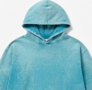 Sudadera con capucha holgada para hombre, estilo acid wash, oversize, con efecto tie-dye, de algodón French Terry, informal, para invierno, estilo urbano, con efecto lavado - Product Image 4