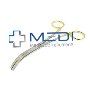 Forceps à couronne et pont dentaire avec manche en or, en acier inoxydable, utilisé pour les traitements dentaires par Medicab - Product Image 2