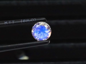 Genuine <b>Rainbow</b> Moonstone Gemstone 5mm Round Loose Bulk Supply Faceted Moonstone Gems - Product Image 4