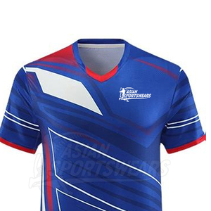 Nouvelle arrivée, maillot de volley-ball respirant à manches courtes, coupe confortable, évacuation de l'humidité, adapté aux compétitions, vente en gros - Product Image 4