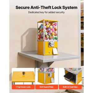 Distributore Automatico di Caramelle da 21 Pollici, 25 Centesimi, per Centri Commerciali e Supermercati (AMU) - Product Image 6