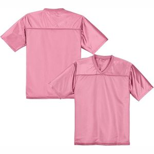 Maillot de rugby en mesh, dernier style, avec personnalisation de la marque, couleur unie, manches courtes, respirant, 100% polyester, pour le football américain - Product Image 1