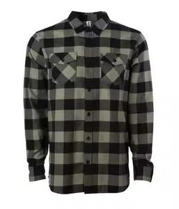 YASH SPORTS Fabricante de Camisas de Franela con Cuello Alto y Botones para Hombre / Proveedor OEM al por Mayor de Camisas de Franela a Cuadros de Algodón - Product Image 4