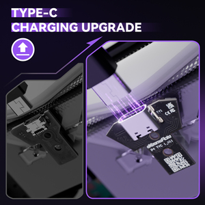 EXtremeRate Type-C Version Black Replacement PCBA Board &amp; Bottom Shell Compatible with <strong>PS4</strong> Controller JDM-040/050/055 Models - Product Image 4